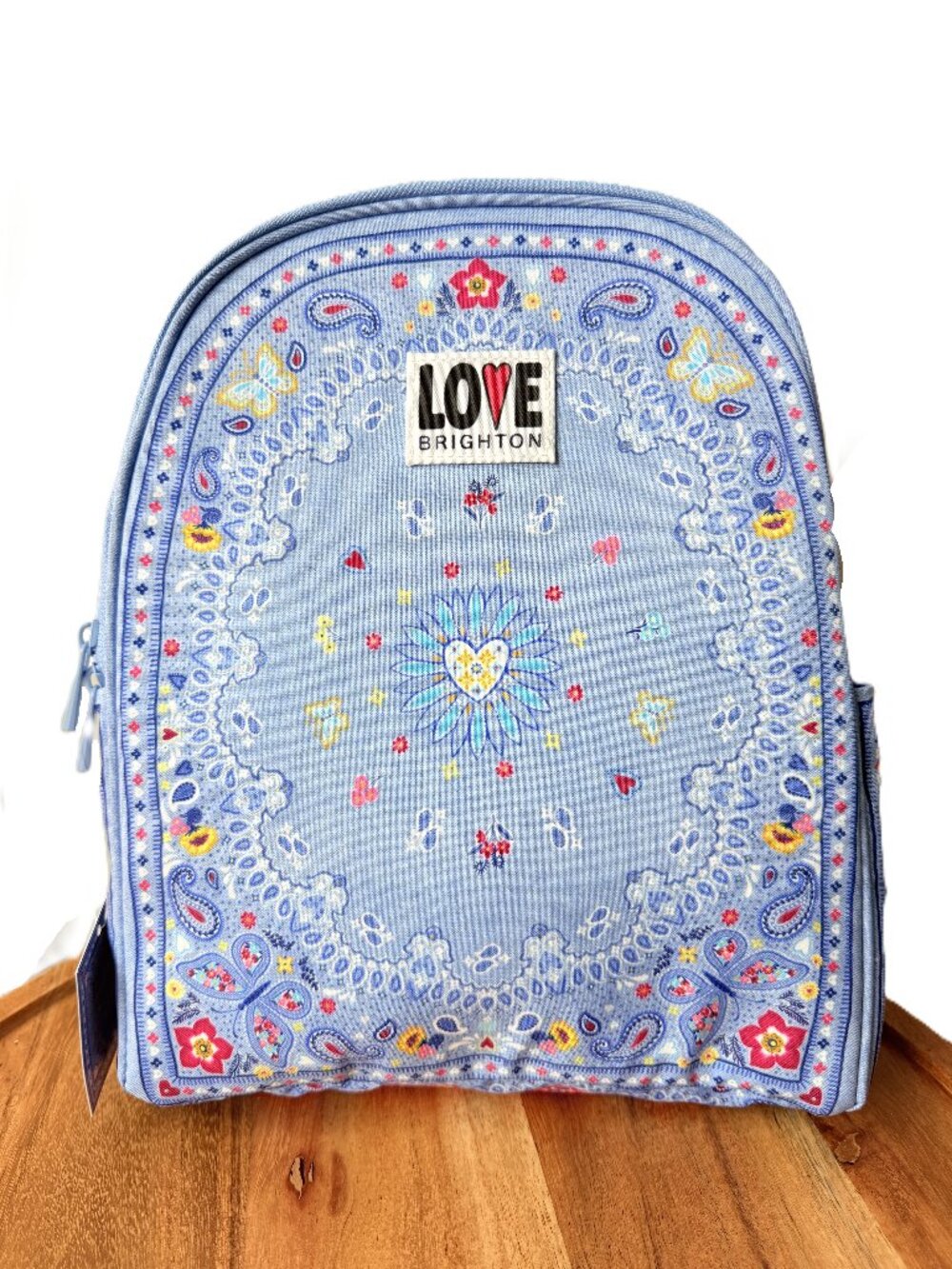 NWT Brighton Bandana Love Backpack Britney Drumheller Paisley Floral